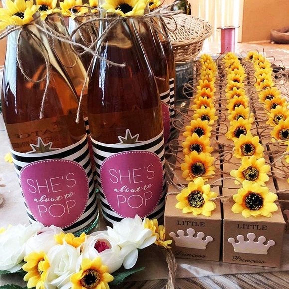 100pcs Mini Artificial Silk Yellow Sunflower Heads 1.8" Fabric Floral for Home - Picture 4 of 6